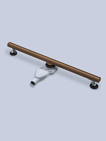 Душевой трап (лоток) AltroBagno Supremo 071236 RaSp (80), матовая медь