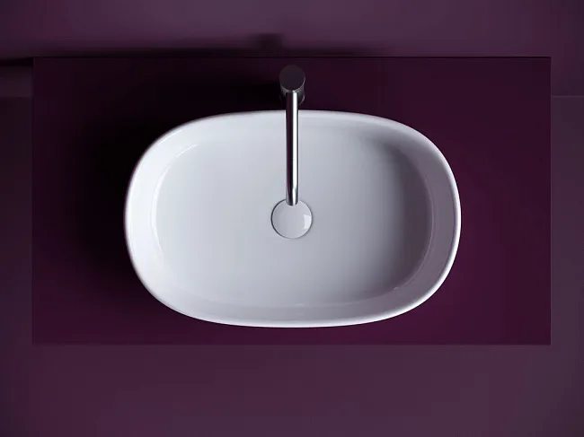 Накладная раковина Ceramicanova Element CN6075 белая глянцевая Sancos — Оригинал