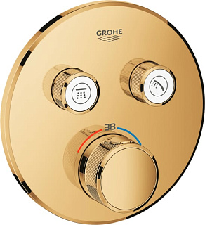 Термостатический смеситель встраиваемый Grohe Grohtherm SmartControl 29119GL0 для душа, холодный рас