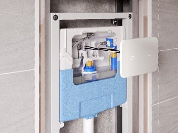 Система инсталляции для унитазов Ideal Standard Prosys Eco Frame M R0306AA, с кнопкой смыва хром