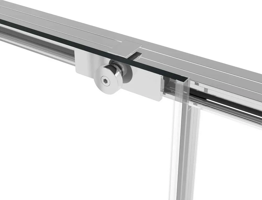 Душевой уголок Vincea Slim Soft VSR-1SS1012CL 120x100, профиль хром, стекло прозрачное Sancos — официальный сайт