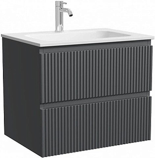 Тумба под раковину Sancos Snob R 60 подвесная матовый антрацит, SNR60MDH