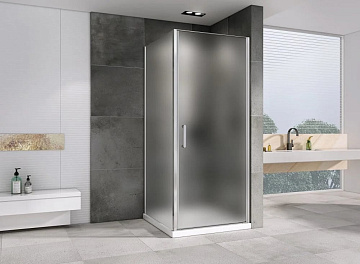 Душевой уголок Abber Sonnenstrand AG04080M-S85M 85x80, профиль хром, стекло матовое