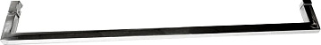 Душевой уголок Abber Schwarzer Diamant AG30150MH-S50M 150x50, профиль хром, стекло матовое
