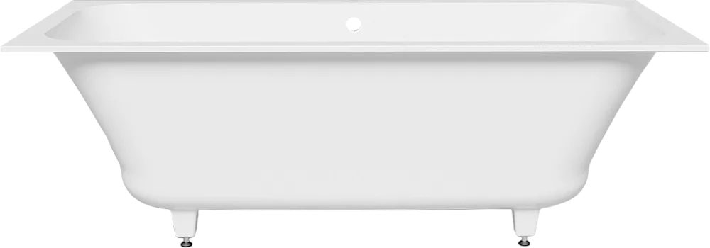 Ванна из искусственного камня Salini Orlanda Axis S-Sense 170x75 см, встраиваемая, матовая белая, на Sancos — официальный сайт