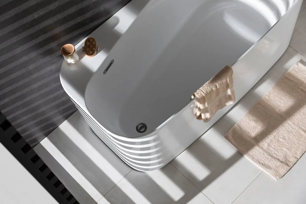 Акриловая ванна Allen Brau Priority 1 170x80 см, отдельностоящая, белая, овальная, на ножках, со сли Sancos — официальный сайт