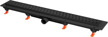 Душевой трап (лоток) MCH Chudej Medium CH750MC 75 см, матовый черный