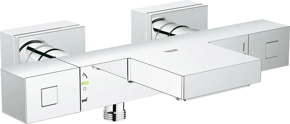 Термостатический смеситель Grohe Grohtherm Cube 34497000, для ванны с душем Sancos — официальный сайт