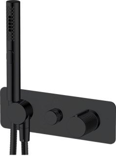 Встраиваемый смеситель для душа Allen Brau Liberty 5.33009-31 С ВНУТРЕННЕЙ ЧАСТЬЮ, матовый черный