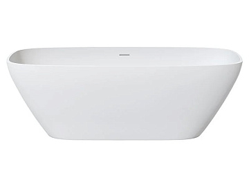 Ванна из искусственного камня Uni-Flo Cono 170x80 см, отдельностоящая белая матовая