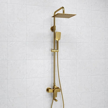 Душевая стойка Wasserkraft Aisch A155.198.201.BG, золото