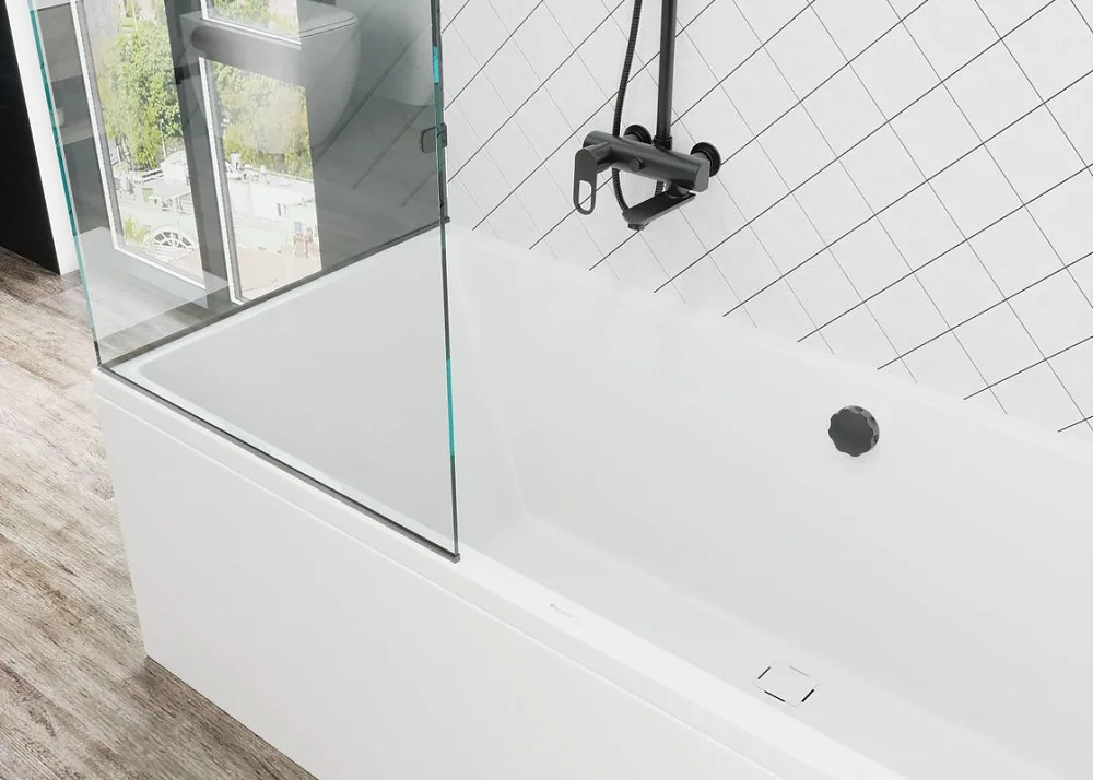 Акриловая ванна Vagnerplast Cavallo 190x90 см, пристенная, ультрабелая Sancos — официальный сайт