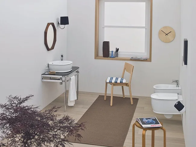 Крышка-сиденье ArtCeram Atelier AZA001 05 71 белое матовое, с микролифтом, петли хром Sancos — Оригинал