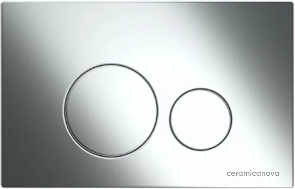 Система инсталляции для унитазов Ceramicanova Envision Round CN1001CH, кнопка хром Sancos — официальный сайт