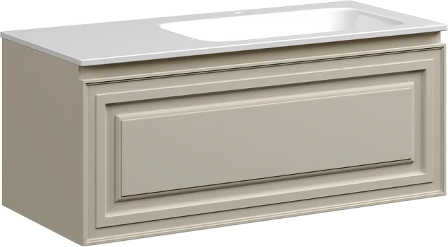 Тумба под раковину Sancos Very 100 R подвесная Beige soft (капучино), VR100RCE Sancos — Оригинал