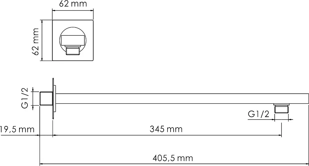 Душевой комплект Wasserkraft Mosel A4651.090.117 С ВНУТРЕННЕЙ ЧАСТЬЮ, хром Sancos — официальный сайт