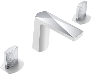 Смеситель для раковины Boheme Venturo 150-WCR-TOUCH белый, хром
