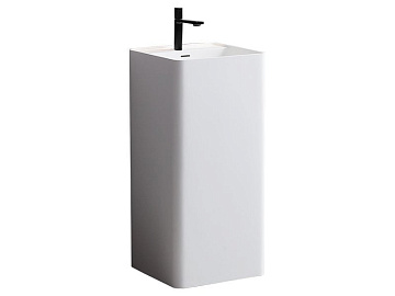 Раковина Uni-Flow Kube FS501-425 Gloss White слив в стену