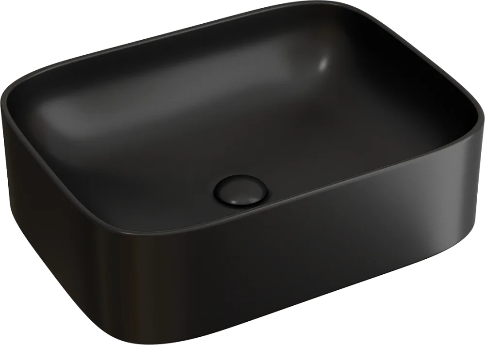 Накладная раковина Ceramicanova Element CN6052MB черная матовая Sancos — официальный сайт
