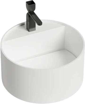 Накладная раковина Salini Armonia Round Top 02 130412TG белый