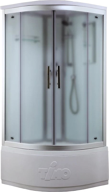 Душевая кабина Timo Standart T-6600SF Silver Fabric с высоким поддоном