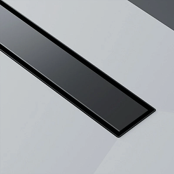 Душевой трап (лоток) AM.PM MasterFlow Tile 80 см, черный матовый