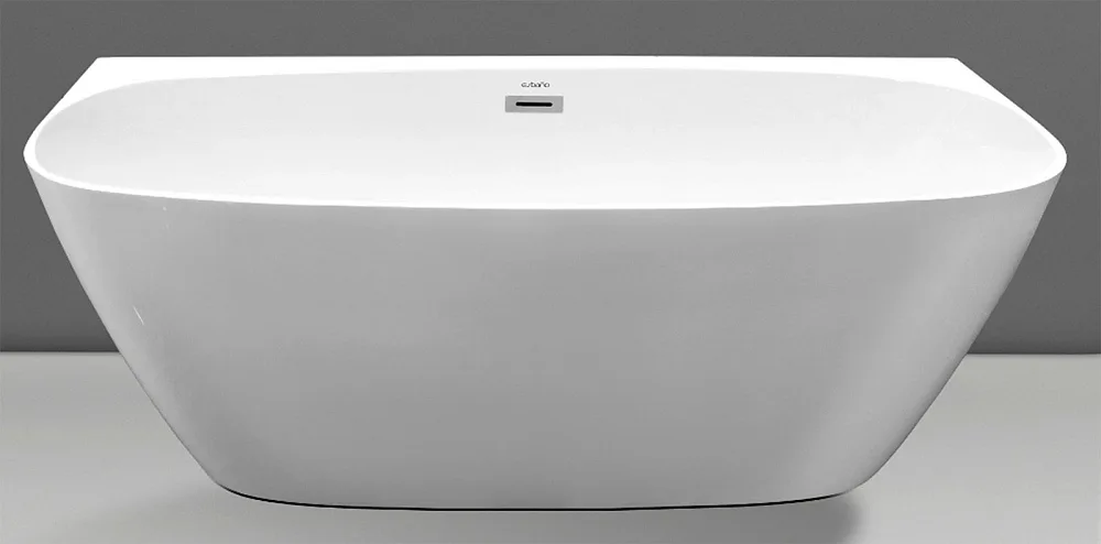 Акриловая ванна Esbano San Marino 170x80 см, отдельностоящая, белая, овальная, со сливом-переливом Sancos — официальный сайт