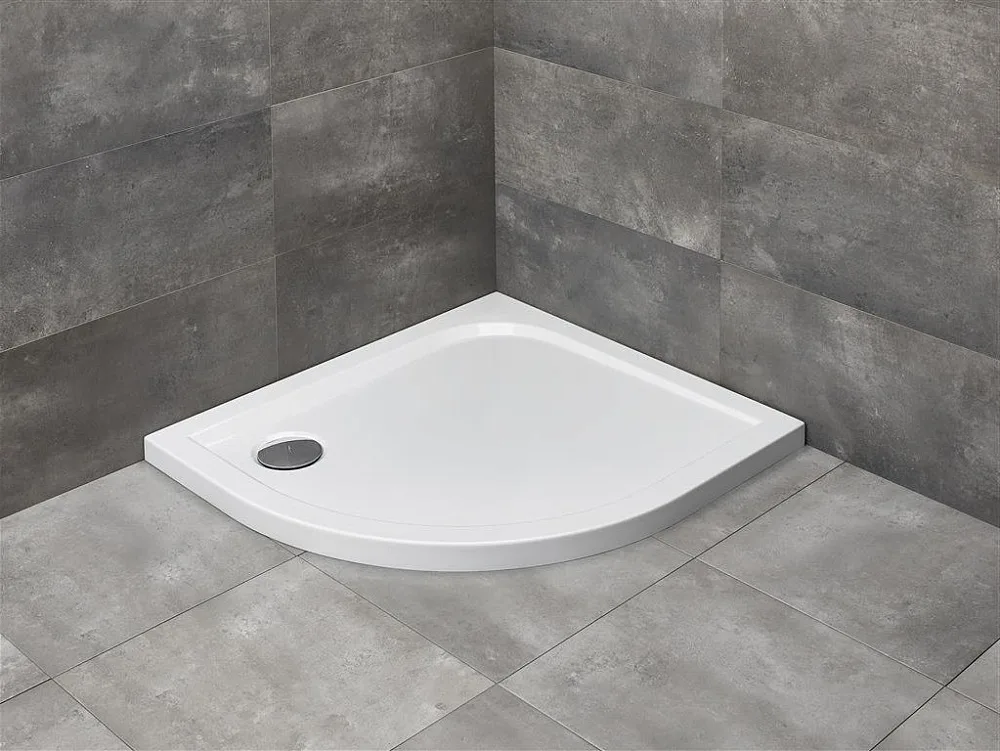 Поддон для душа Radaway Delos E 90x80 R с сифоном Sancos — официальный сайт