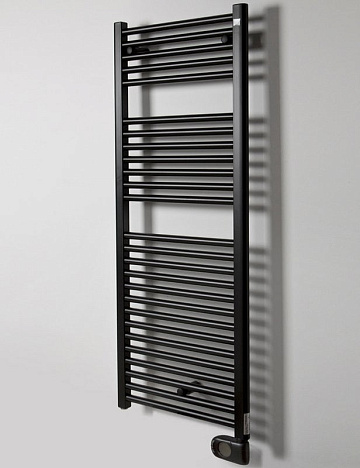 Полотенцесушитель электрический Zehnder Aura PBEBZ-120-050/MQ RAL 9005 matt 120x50 черный