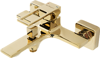 Смеситель для ванны с душем BelBagno Luce LUC-VAS-ORO