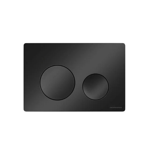Кнопка смыва Ceramicanova Balance Circle CN12-001MB матовый черный Sancos — Оригинал