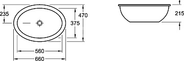 Раковина Villeroy & Boch Loop & friends Loop & Friends 6161 30 01 alpin