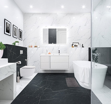 Мебельная раковина Cezares Bellagio R 106 см, bianco opaco