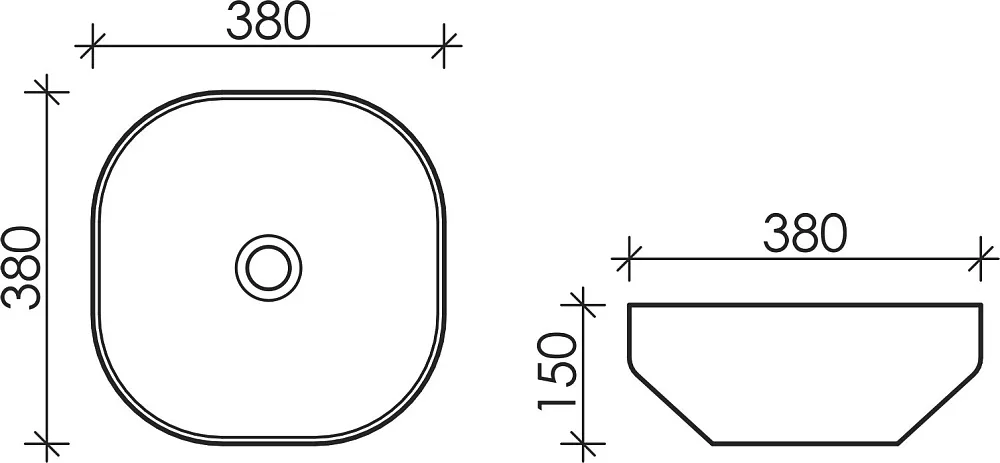 Накладная раковина Ceramicanova Element CN5032 Sancos — официальный сайт
