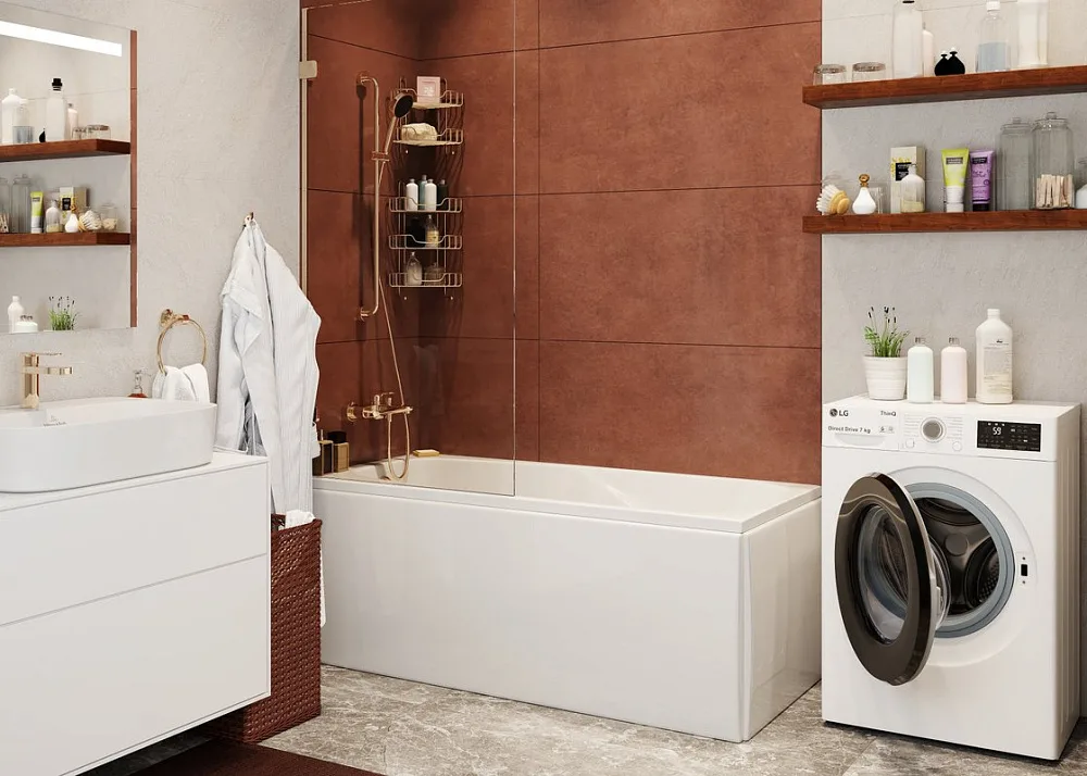 Акриловая ванна Vagnerplast Aronia 150x70 см, пристенная, белая Sancos — официальный сайт