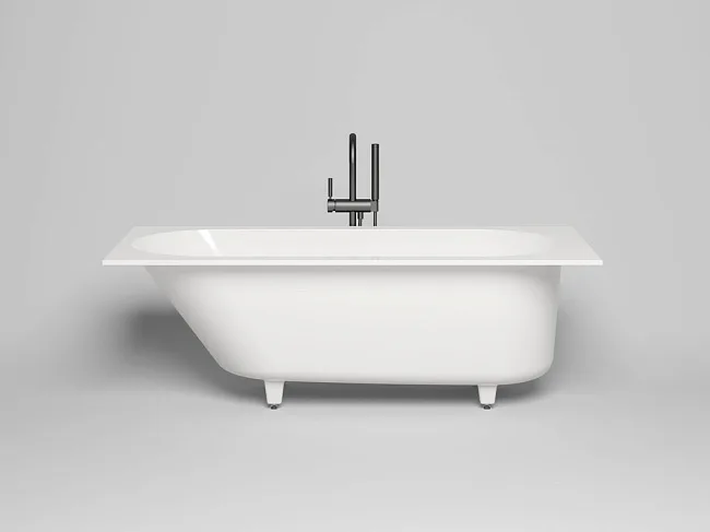 Ванна из искусственного камня Salini Ornella Kit S-Stone 170x80 см, встраиваемая, матовая белая, на  Sancos — Оригинал