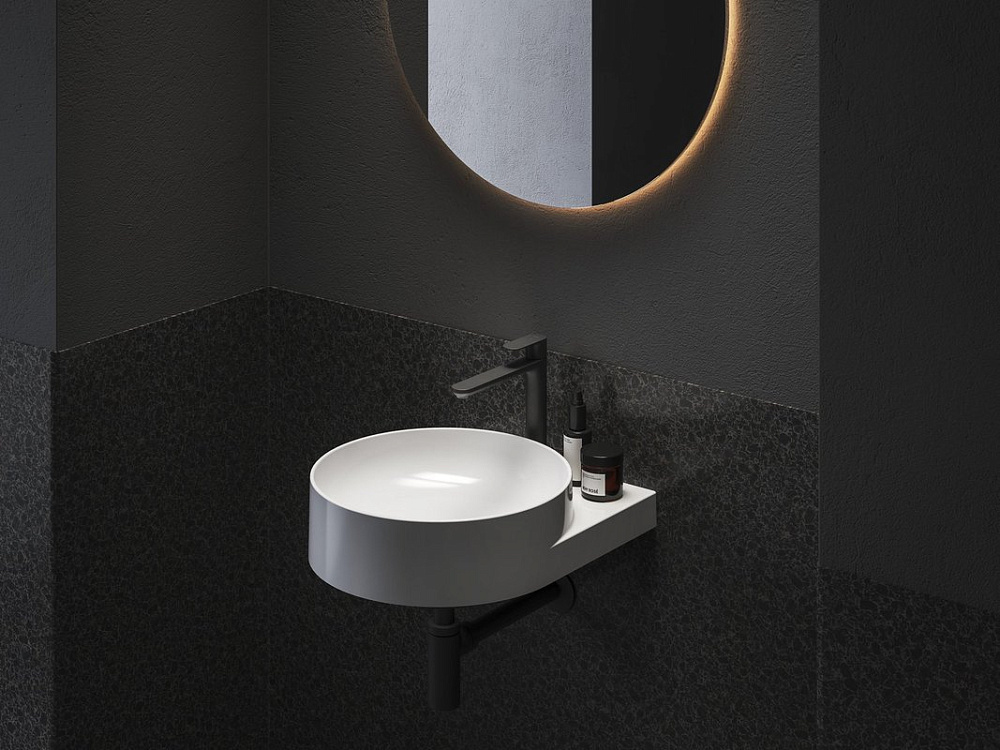 Смеситель для раковины Ravak Eleganta EL 014.20BLM матовый черный