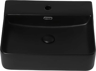 Накладная раковина Abber Rechteck AC2203MB матовая черная