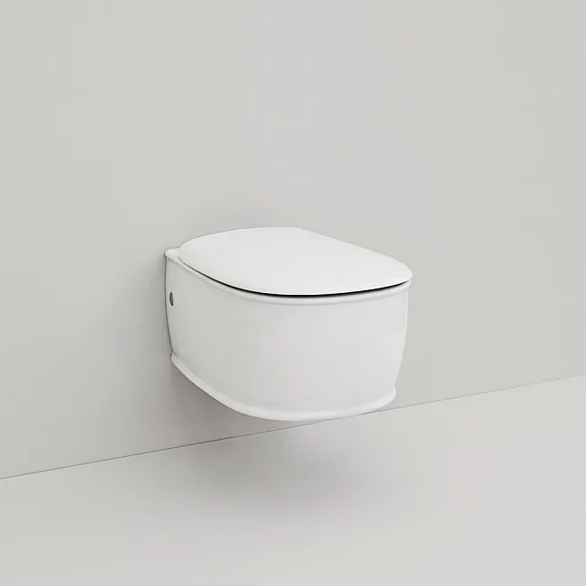 Крышка-сиденье ArtCeram Atelier AZA001 05 71 белое матовое, с микролифтом, петли хром Sancos — Оригинал