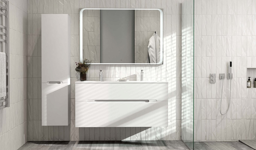 Зеркало Jorno Modul 120 с подсветкой