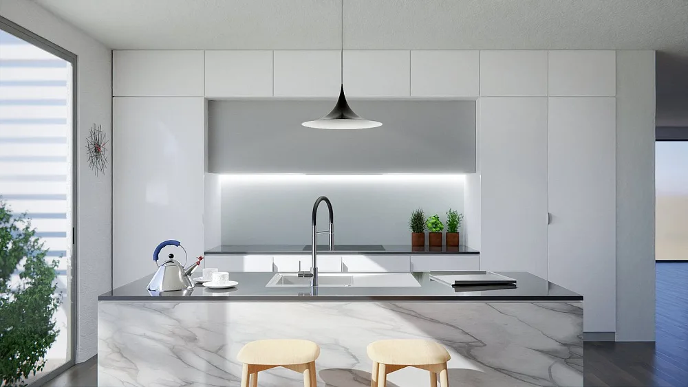 Смеситель для кухни Alveus Lyra-S 1132184 хром Sancos — официальный сайт