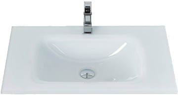 Мебельная раковина BelBagno BB810/465-LV-VTR-BL белая