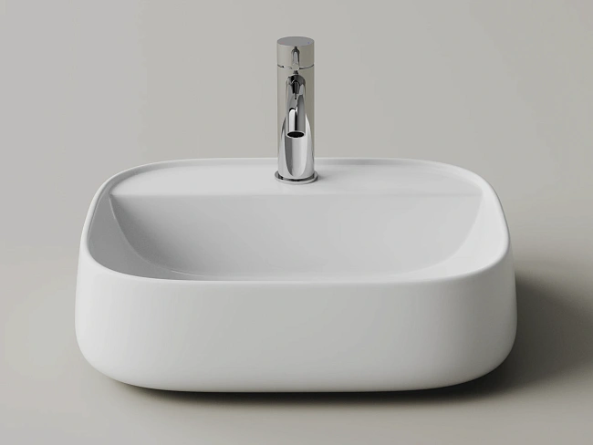 Подвесная раковина для ванной комнаты Ceramicanova Fonte CN5051, белый Sancos — Оригинал