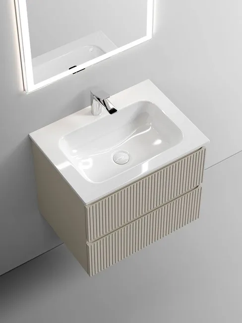 Тумба под раковину Sancos Snob T 60 подвесная Beige soft (капучино), SNT60CE Sancos — Оригинал