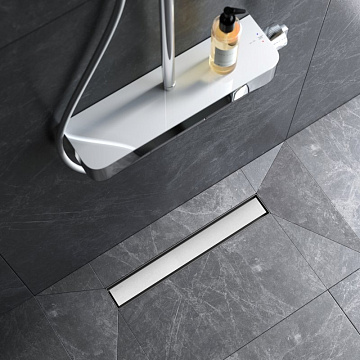 Душевой трап (лоток) AM.PM MasterFlow Tile 50 см, сталь матовая