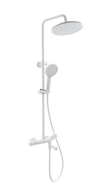 Душевая стойка Wonzon & Woghand T-1000 WW-B3057-A-MW, матовая белая