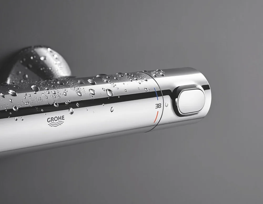 Термостатический смеситель Grohe Precision Flow 34841000 с душевым гарнитуром Sancos — официальный сайт