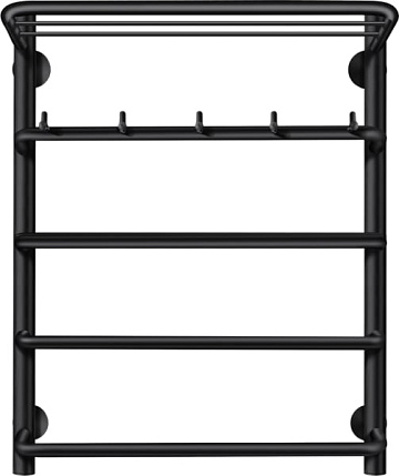 Полотенцесушитель электрический Secado Мерида 1 КСП 60x50, черный, R
