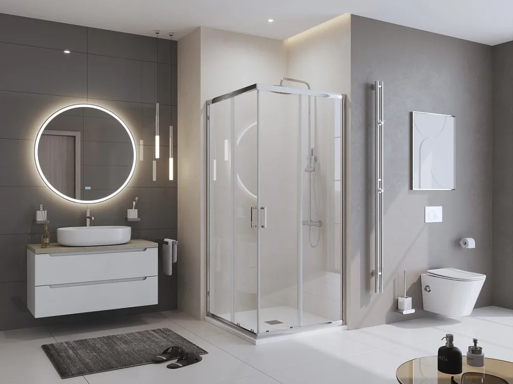 Поддон для душа BelBagno Uno A 90х90, белый, с сифоном Sancos — официальный сайт