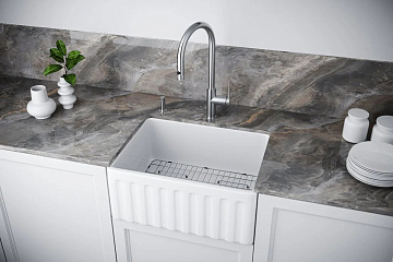 Мойка кухонная Paulmark Glamp 61 Duo PM086146-WH белый